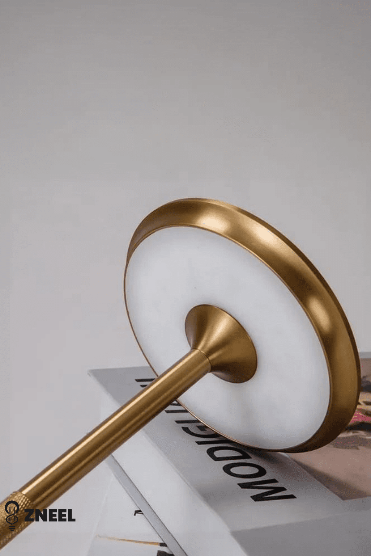 Premium %100 Alüminyum Şarjlı Masa Lambası – 3 Renk Dimli LED, 29 cm, Type-C, 8 Saat Kullanım. - Küçük 6