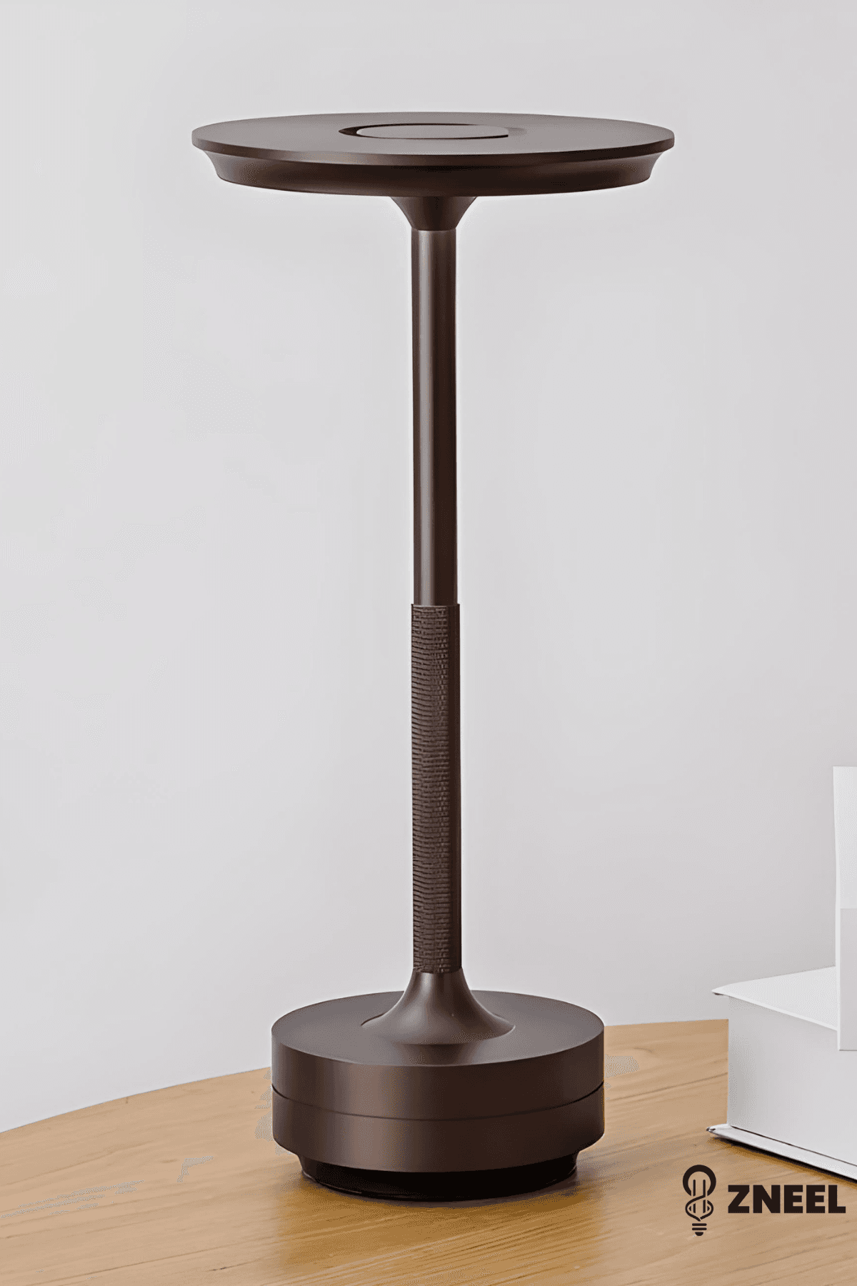 Premium %100 Alüminyum Şarjlı Masa Lambası – 3 Renk Dimli LED, 29 cm, Type-C, 8 Saat Kullanım. - Küçük 5