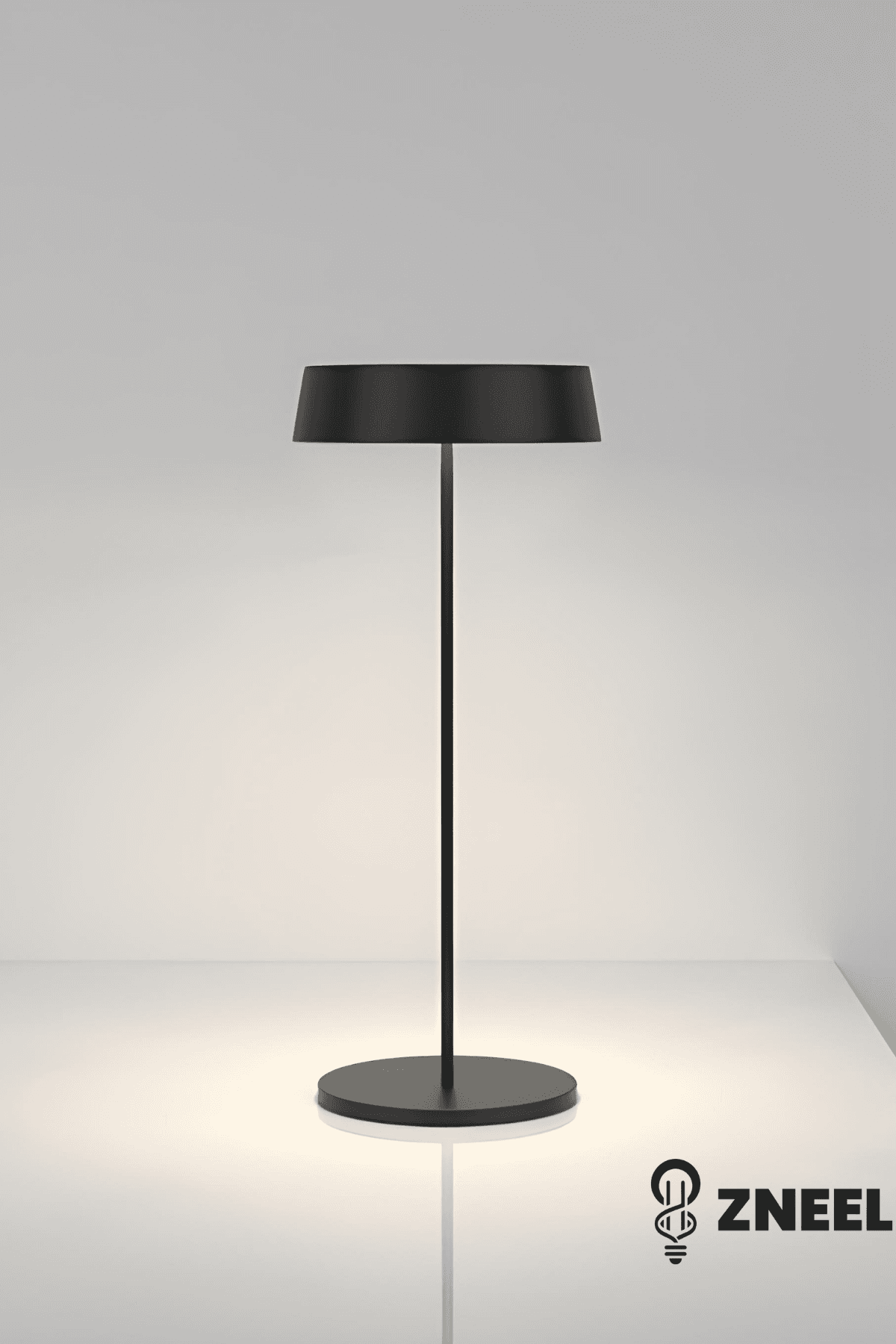 Solar Şarjlı Full Metal Dokunmatik Masa Lambası – 3 Işık Modu, Şık Modern Tasarım-Su Geçirmez - Küçük 8