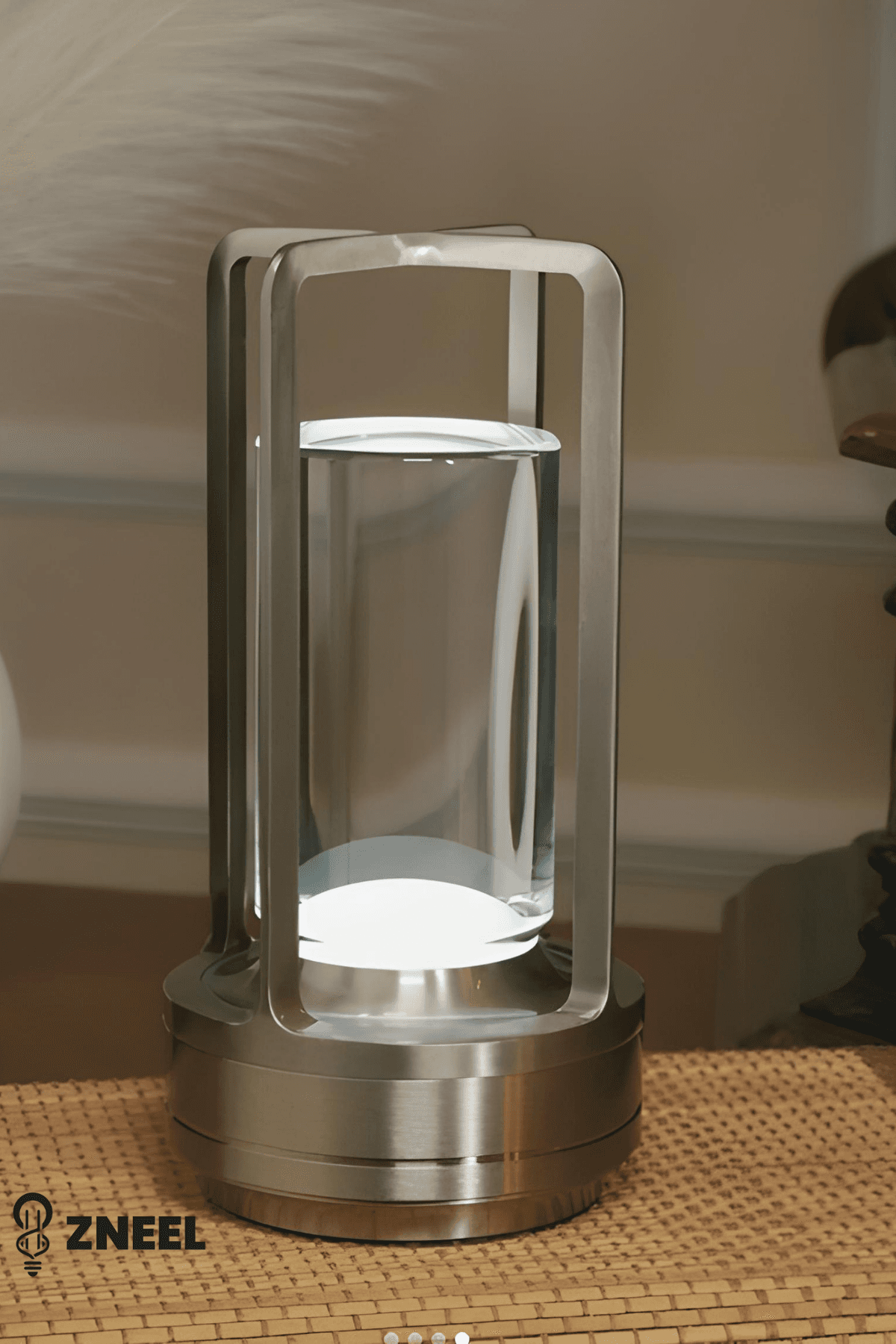 Premium Şarjlı Masa Lambası–3 Işık Modu, Type-C, Dimlenebilir, 8 Saat Çalışma–Dekoratif Lamba - Küçük 2