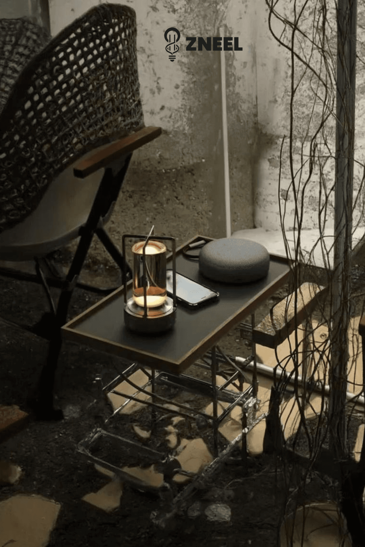 Premium Şarjlı Masa Lambası–3 Işık Modu, Type-C, Dimlenebilir, 8 Saat Çalışma–Dekoratif Lamba - Küçük 8