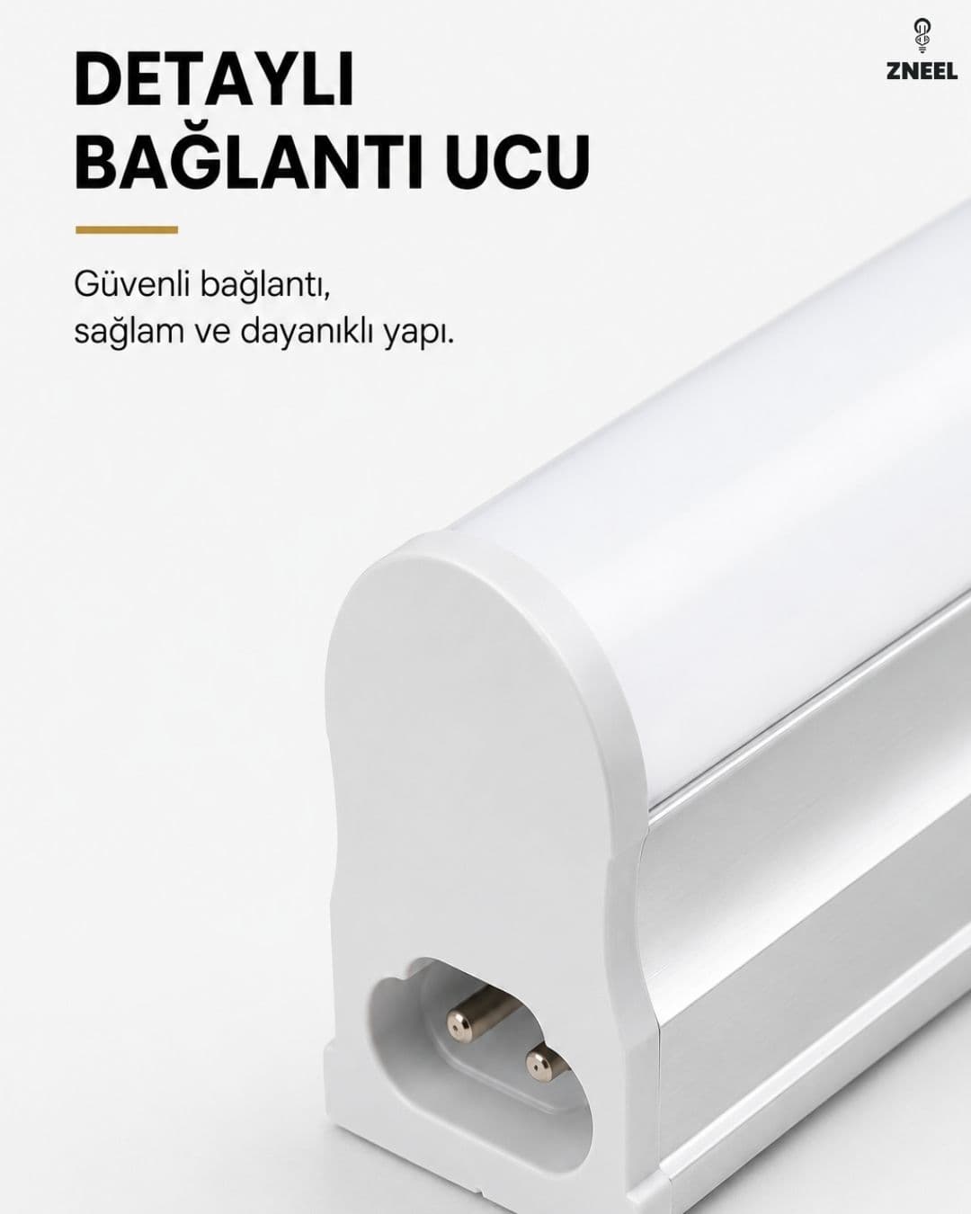 30 CM T5 LED Armatür | Güçlü 6500K Beyaz Işık - Küçük 3