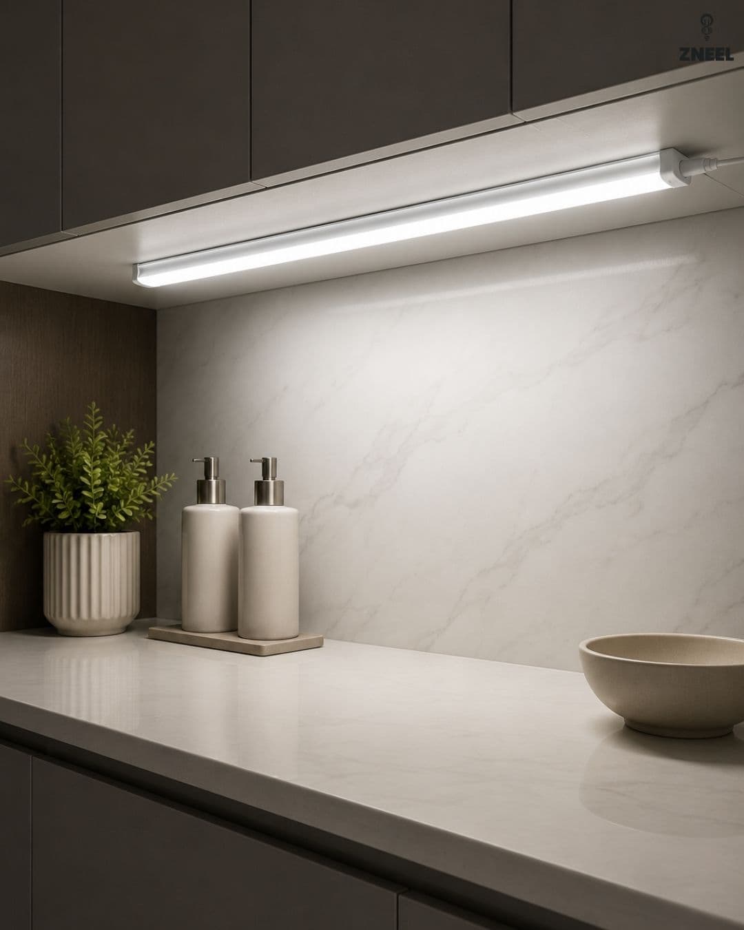 30 CM T5 LED Armatür | Güçlü 6500K Beyaz Işık - Küçük 5